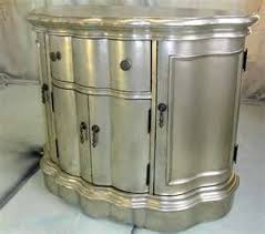 silver metalic dresser